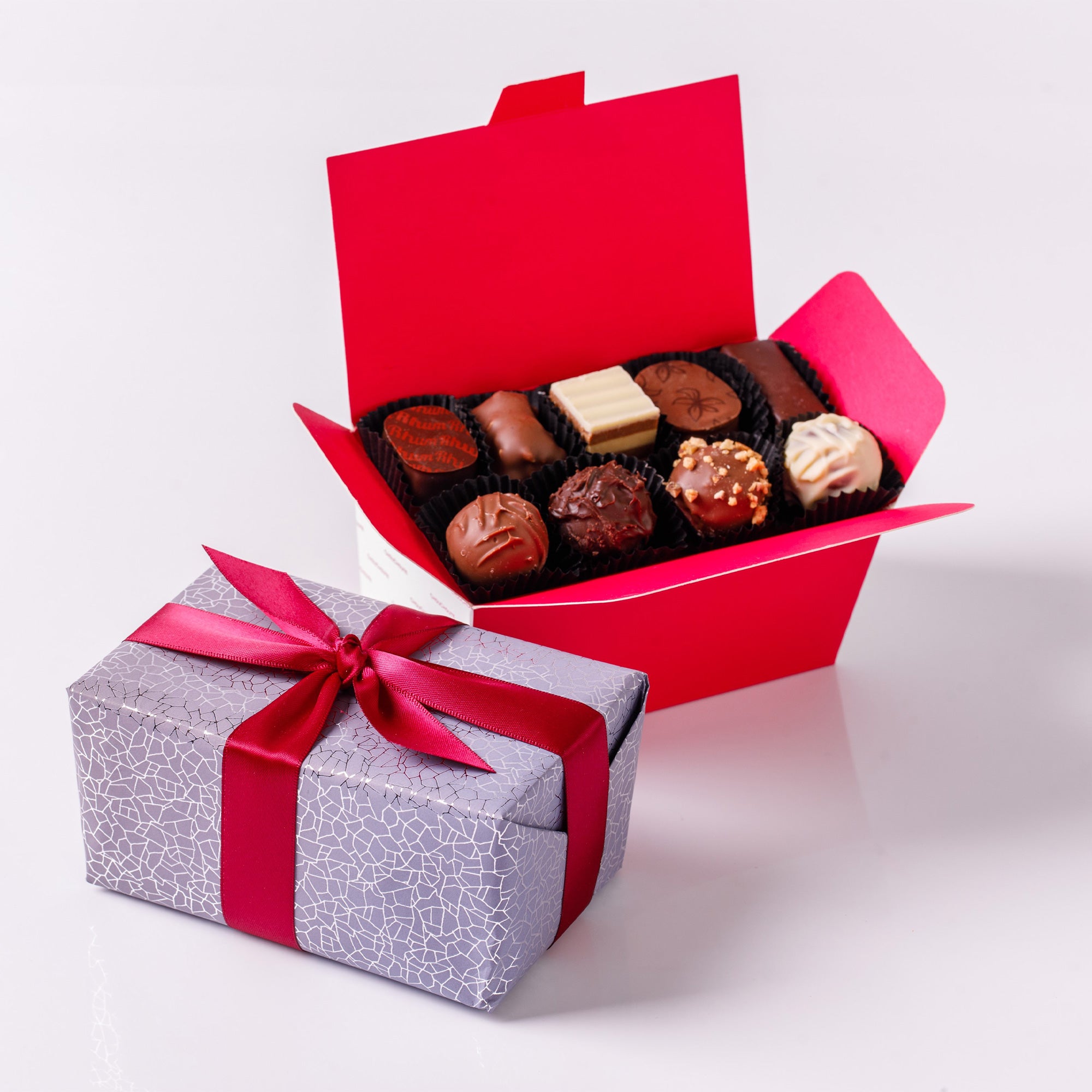 Ballotin 14 Chocolates Assortment Cristal Giftwrap