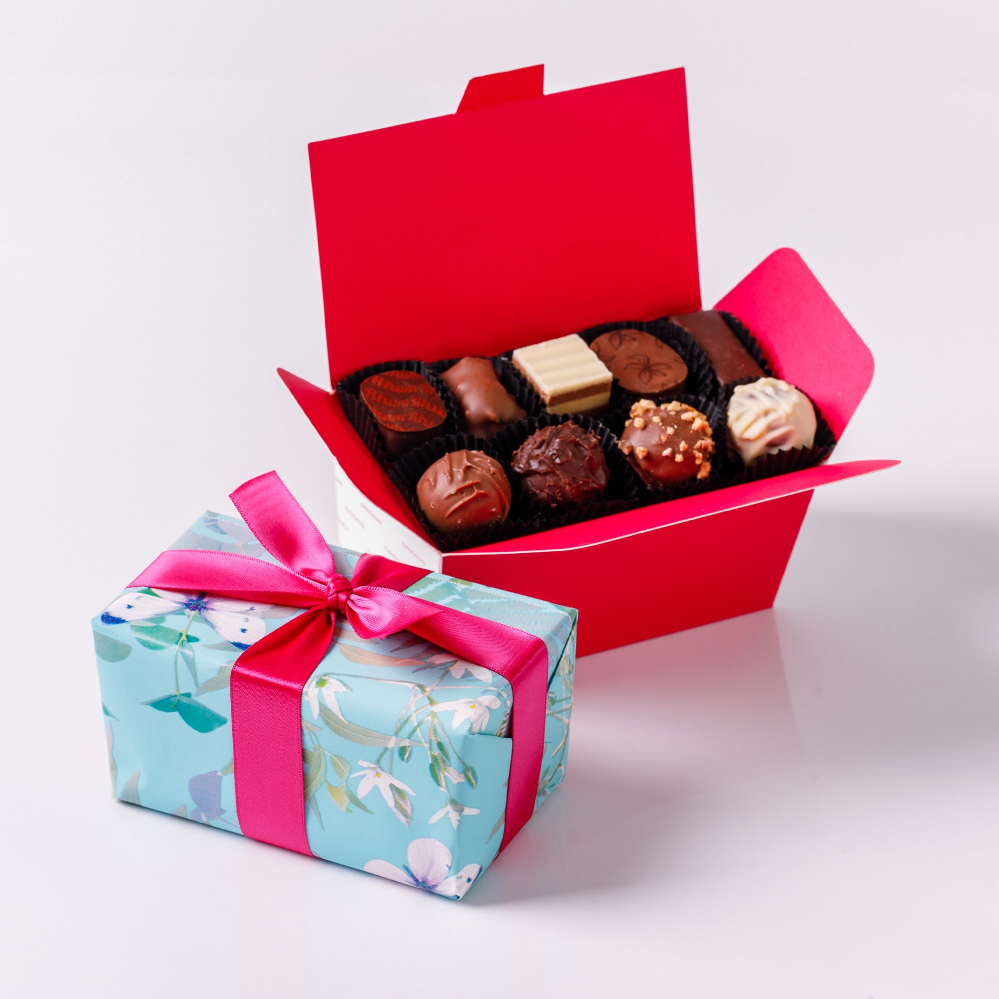 Ballotin 14 Chocolates Assortment Spring Giftwrap