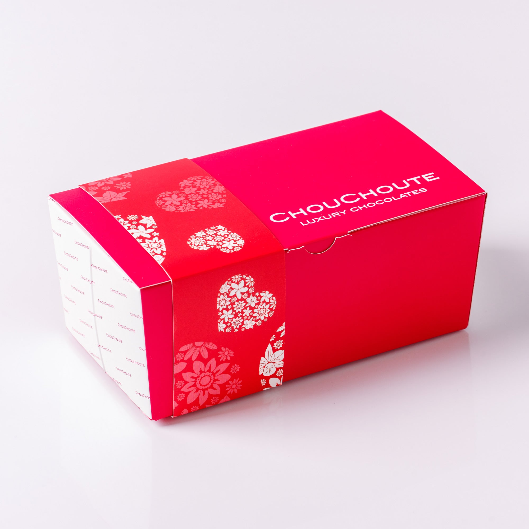 Ballotin 42 Dark Chocolates Love Heart Sleeve