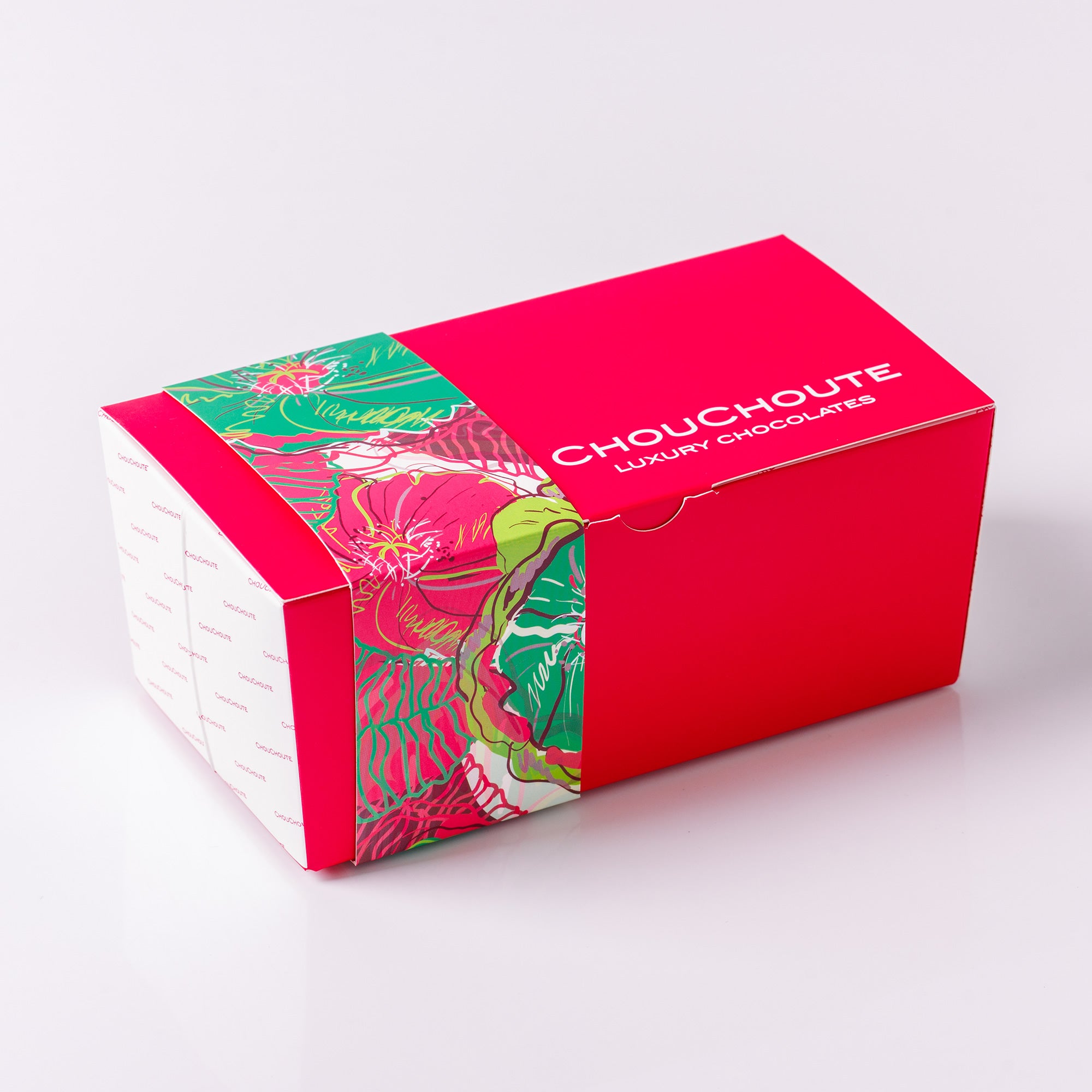 Ballotin 42 Dark Chocolates Orchid Sleeve